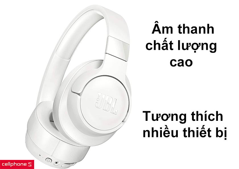 Âm thanh chất lượng cao, tương thích nhiều thiết bị