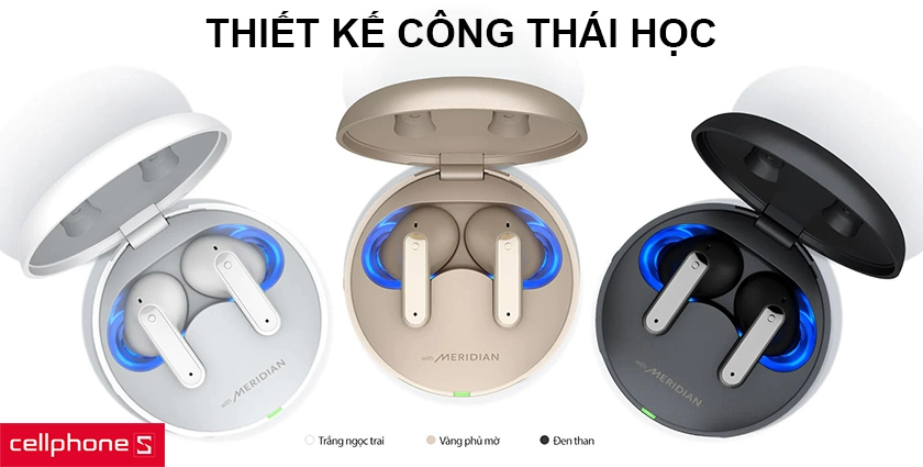 Thiết kế công thái học, thoải mái khi sử dụng, chống nước IPX4