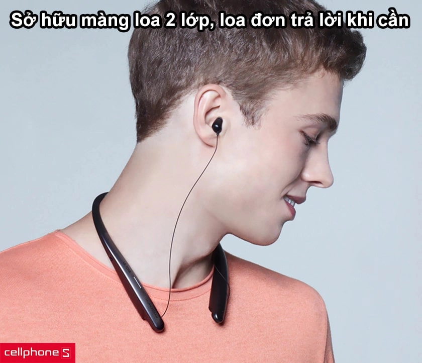 Sở hữu màng loa 2 lớp, loa đơn trả lời khi cần