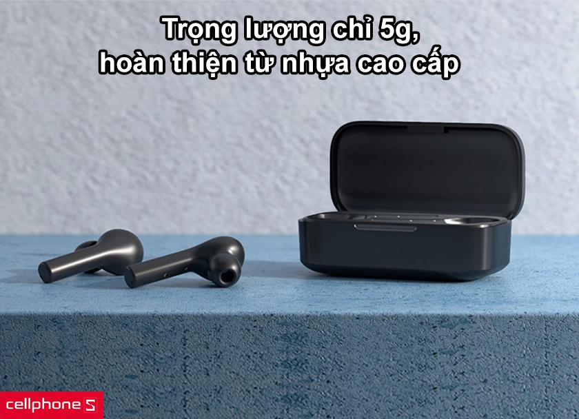 Trọng lượng chỉ 5g, hoàn thiện từ nhựa cao cấp