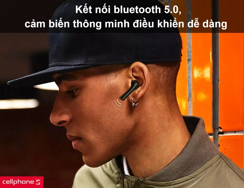 Kết nối bluetooth 5.0, cảm biến thông minh điều khiển dễ dàng