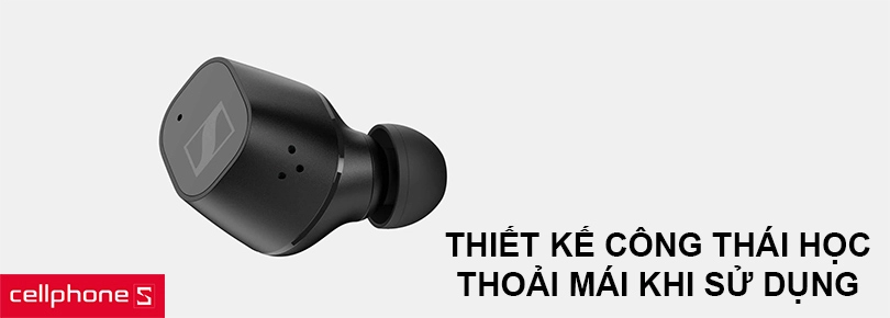 Thiết kế công thái học nhỏ gọn, thoải mái khi sử dụng