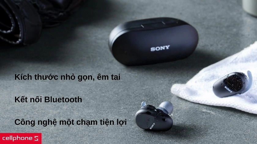 Kích thước nhỏ nhắn, công nghệ một chạm tiện lợi