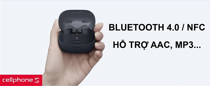 Tái tạo âm thanh âm thanh thông qua kết nối bluetooth 4.0 và NFC nhanh chóng