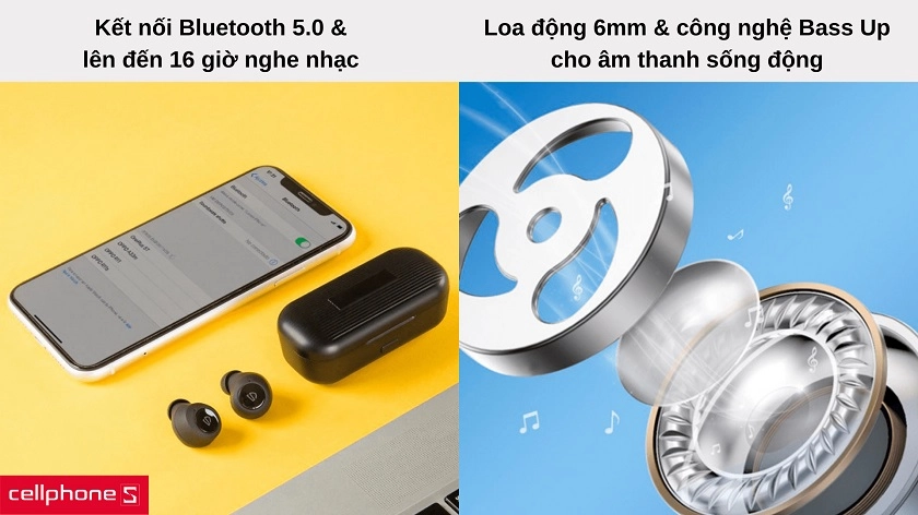 Tai nghe không dây SoundPeats Freedots