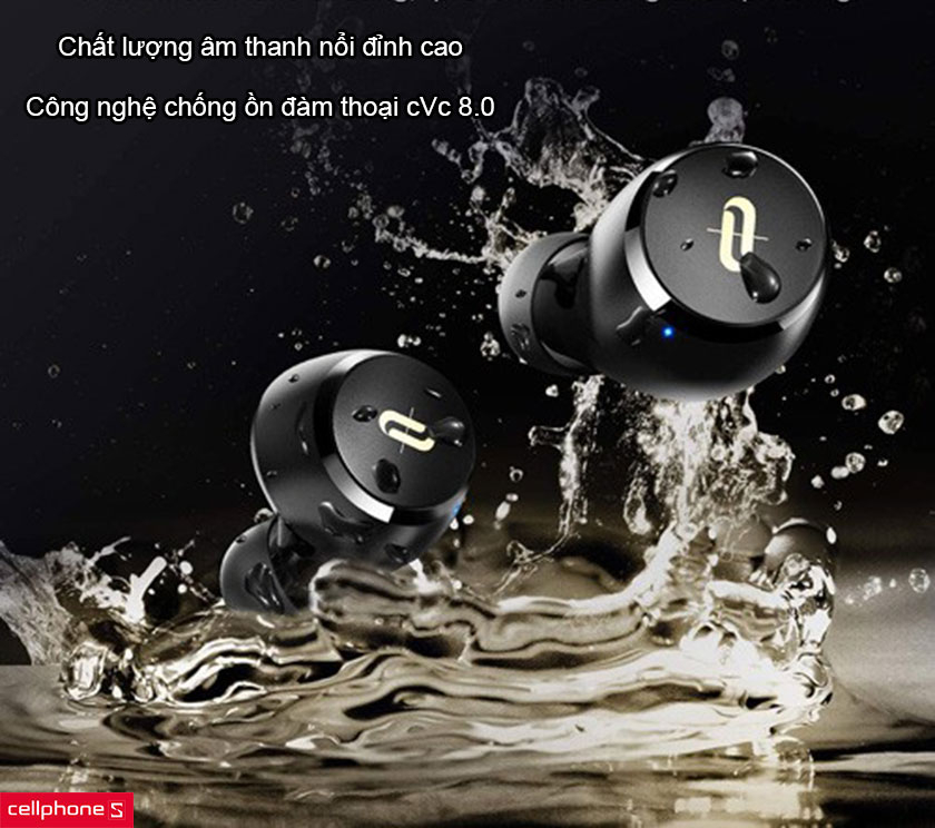 Âm thanh nổi đỉnh cao với công nghệ chống ồn đàm thoại cVc 8.0