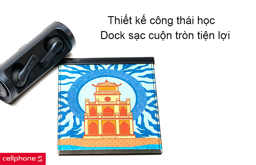 Thiết kế công thái học chống rơi, Dock sạc cuộn tròn tiện lợi