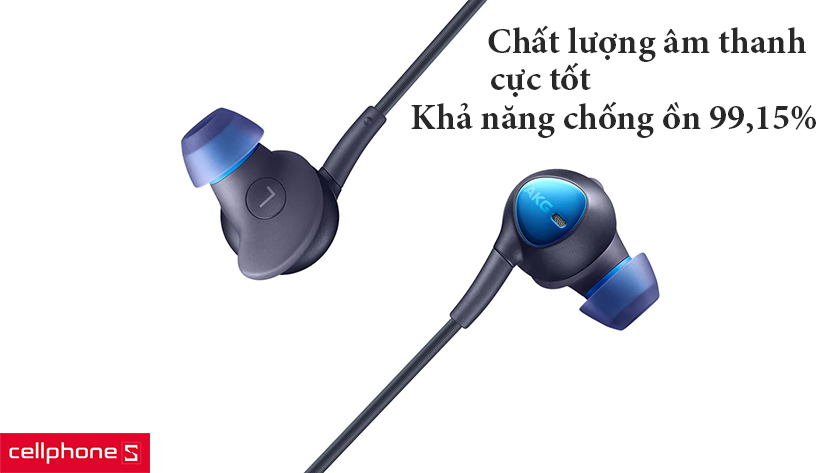 Chất lượng âm thanh cực tốt, khả năng chống ồn lên đến 99,15%