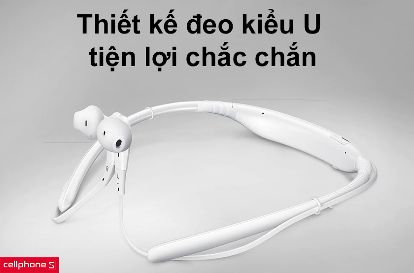 Thiết kế đeo kiểu U tiện lợi chắc chắn