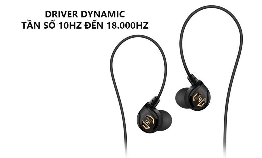 Driver Dynamic, tần số 10Hz đến 18.000Hz