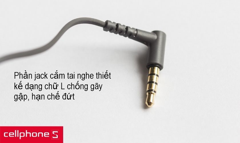 jack cắm hình chữ L cũng được làm từ nhựa dẻo