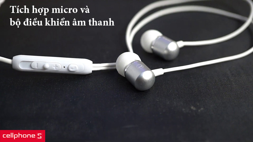 Tích hợp micro và bộ điều khiển âm thanh