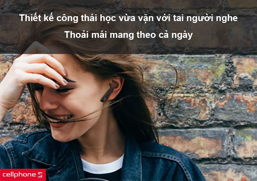 thiết kế công thái học thoải mái đeo cả ngày