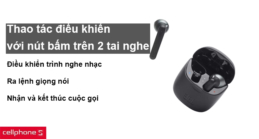Thao tác điều khiển dễ dàng