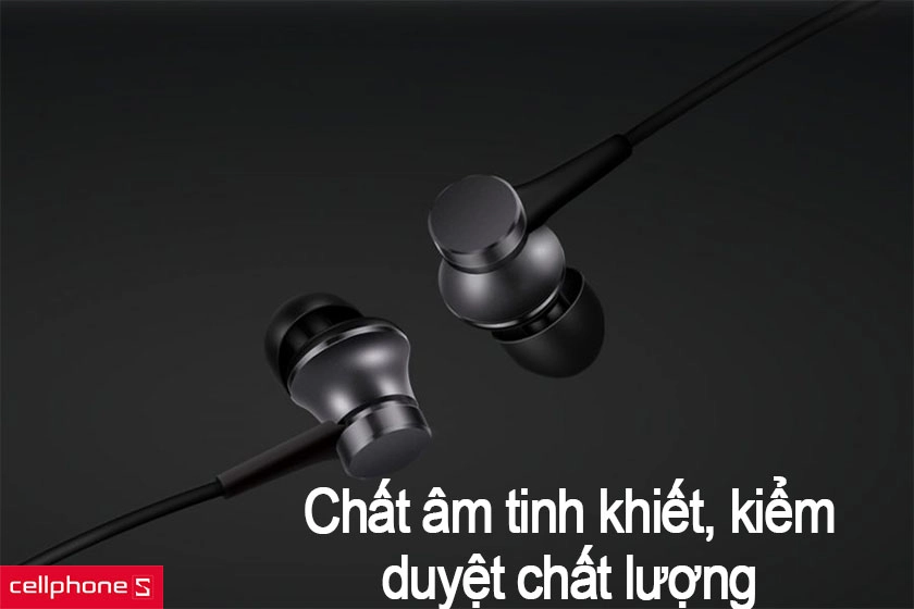 Tai nghe Xiaomi Mi Basic mang lại chất âm tinh khiết nhờ hệ thống giảm chất kép