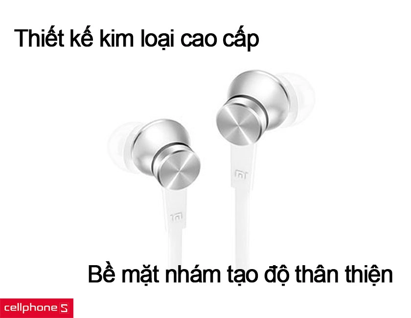 Thiết kế hoàn thiện từ kim loại cao cấp với một bề mặt nhám