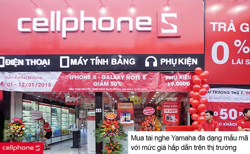 Mua tai nghe Yamaha giá tốt, hàng chính hãng tại CellphoneS