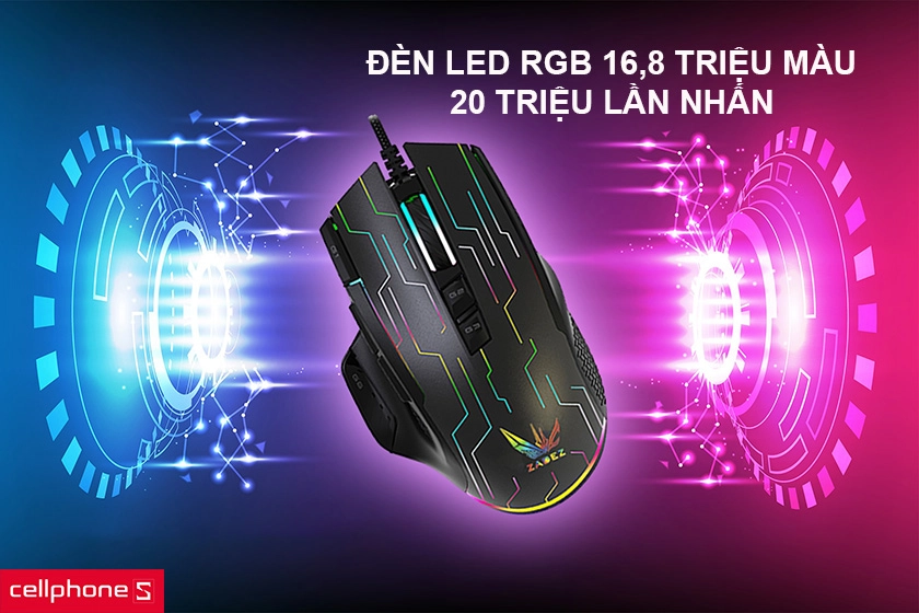 Thiết kế nhỏ gọn, hỗ trợ đèn LED, độ nhạy cao