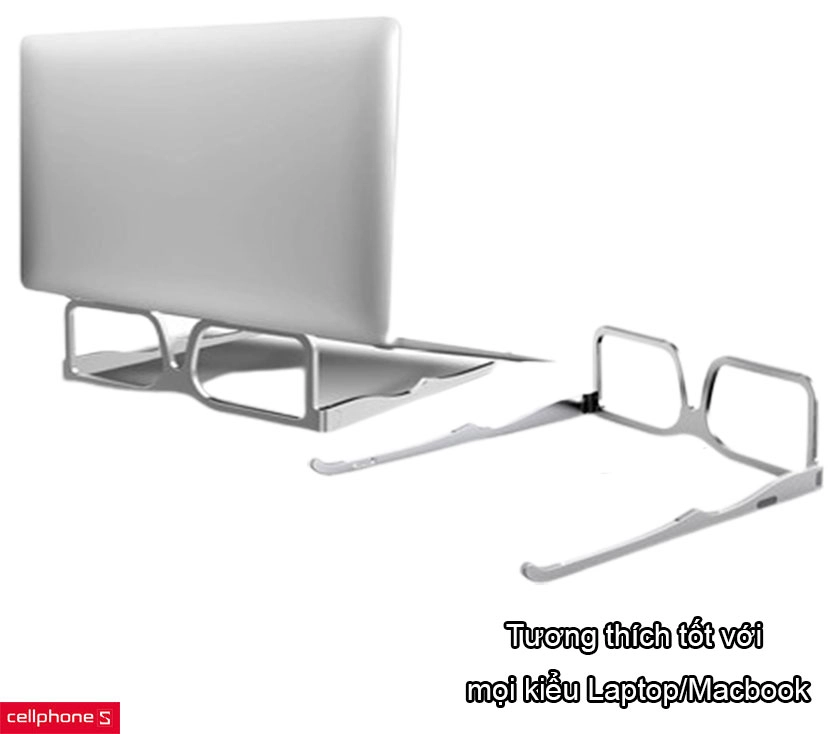 Giá đỡ Laptop/Macbook S-Case kiểu mắt kính