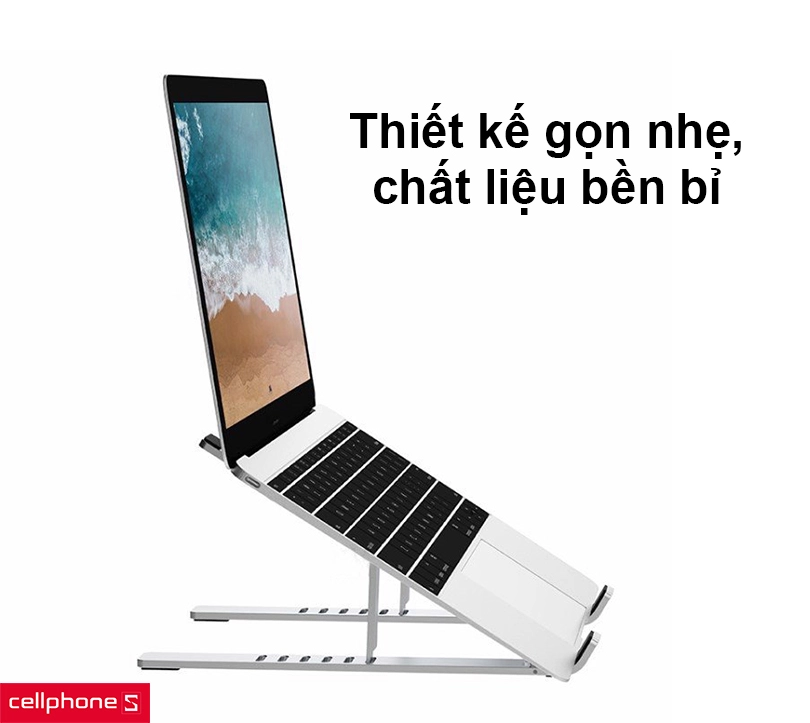 Giá đỡ laptop/ Macbook Wiwu Folding Adjustable Aluminum S400