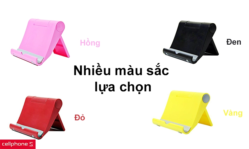 Nhiều màu sắc lựa chọn