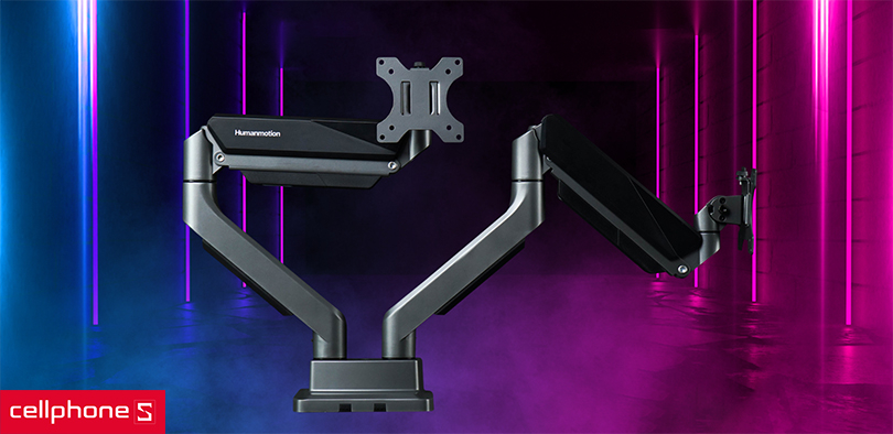 Giá treo 2 màn hình máy tính Human Motion T9 Pro - Chắc chắn, tiện nghi