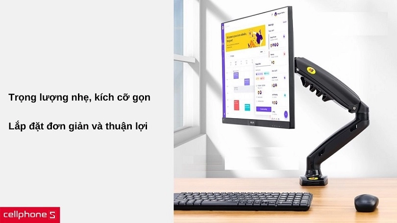 Trọng lượng nhẹ, lắp đặt thuận lợi