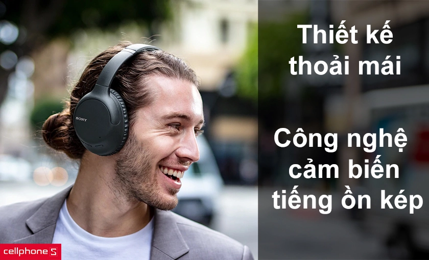 Thiết kế thoải mái khi đeo thời gian dài, công nghệ cảm biến tiếng ồn kép
