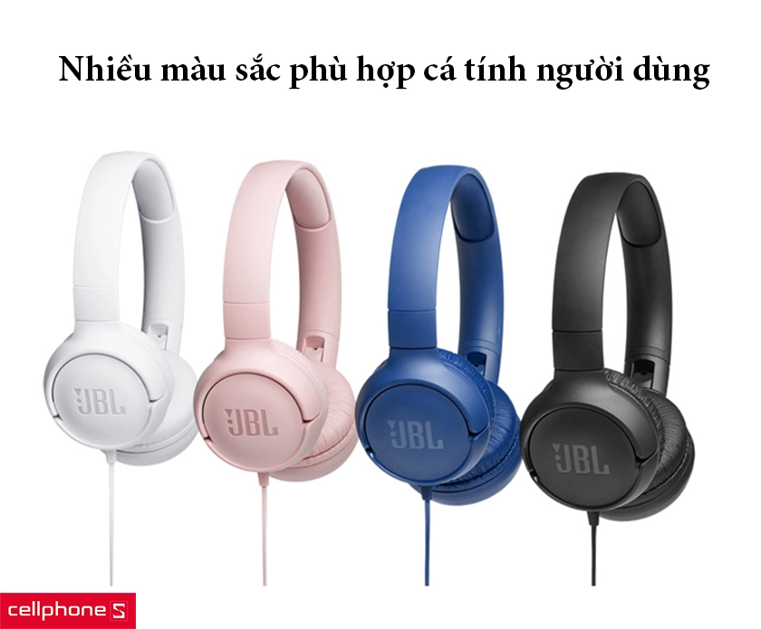 nhiều màu sắc khác nhau