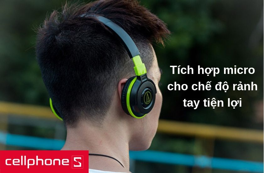 Trang bị micro cho bạn sử dụng ở chế độ rảnh tay tiện lợi