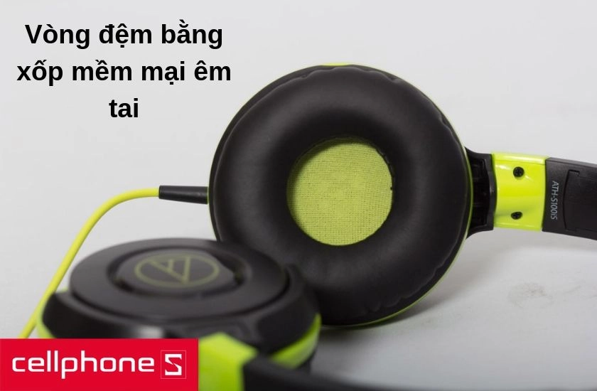 Thiết kế đệm tai bằng xốp mềm mại