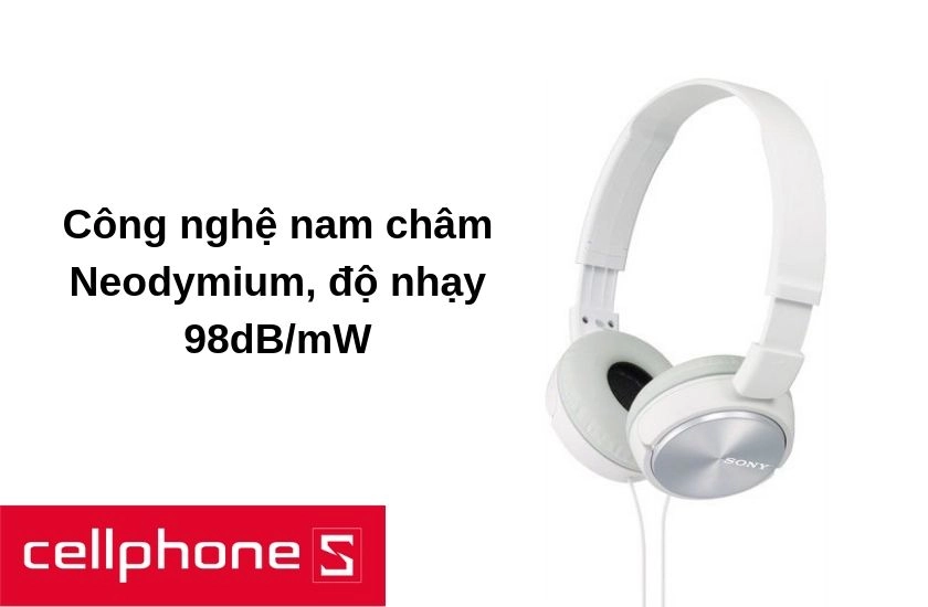 màng loa Dynamic rộng 30mm cùng công nghệ nam châm Neodymium