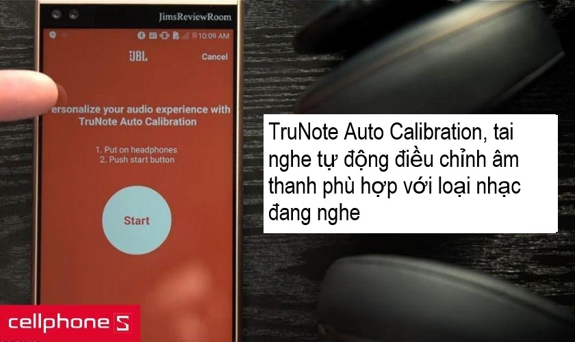 Điều chỉnh chế độ âm thanh với TruNote Auto Sound Calibration