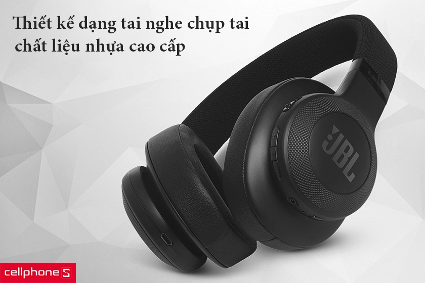 Thiết kế dạng tai nghe chụp tai, chất liệu nhựa cao cấp