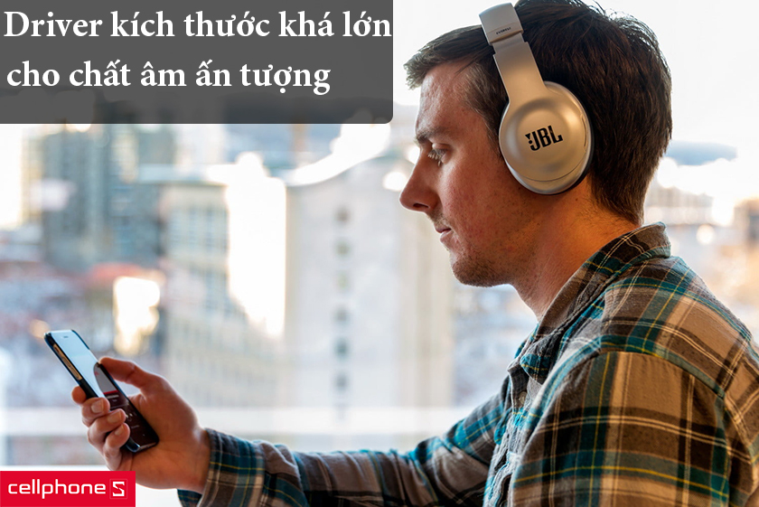 Driver kích thước lớn 40mm cho chất âm ấn tượng