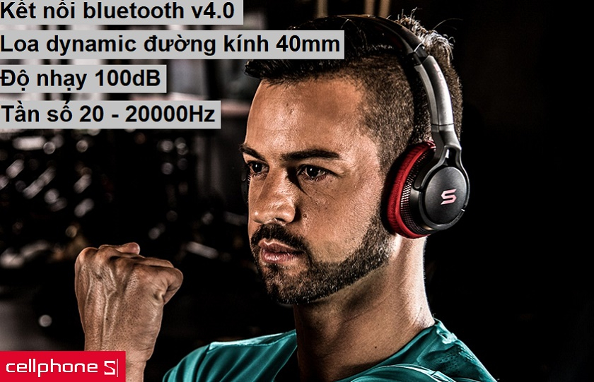 Kết nối bluetooth vô cùng tiện lợi và mang đến chất âm mạnh mẽ nhờ dãi tần rộng