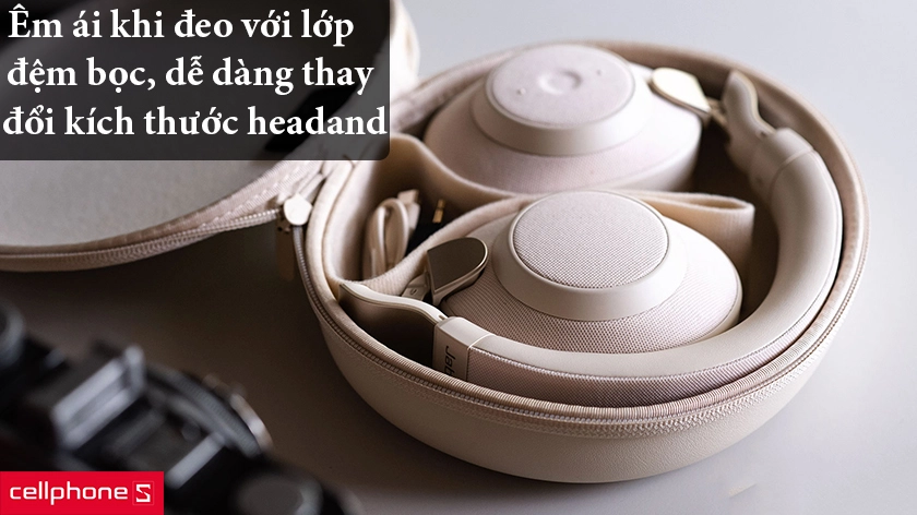 Êm ái khi đeo với lớp đệm bọc