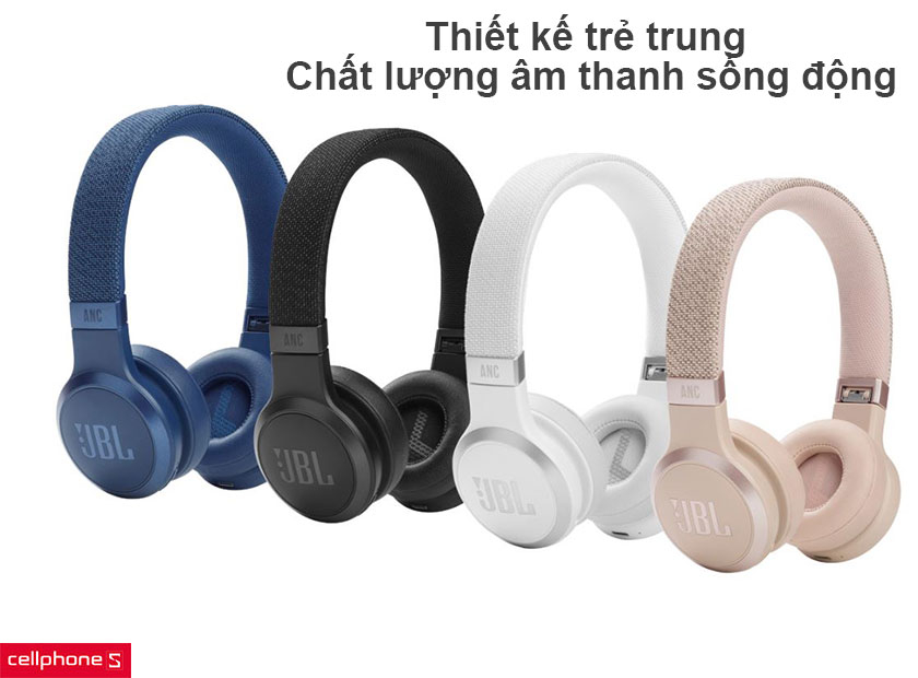 Tai nghe chụp tai JBL Live 460NC