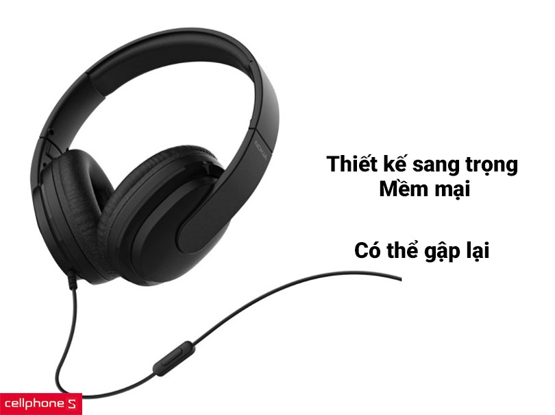 Thiết kế sang trọng và mềm mại, có thể gập lại