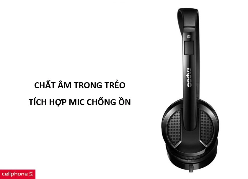 Chất âm trong trẻo, tích hợp thêm mic chống ồn