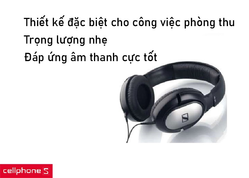 Tai nghe chụp tai Sennheiser HD 206 Wired