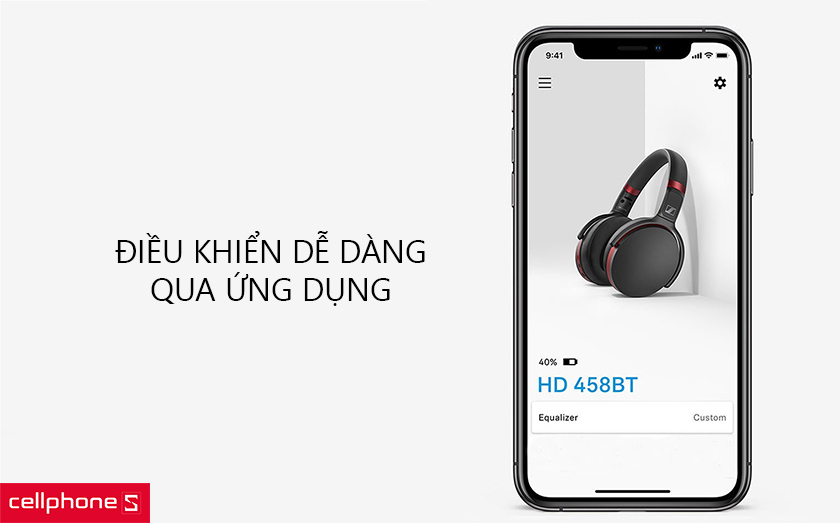 Điều khiển dễ dàng qua ứng dụng