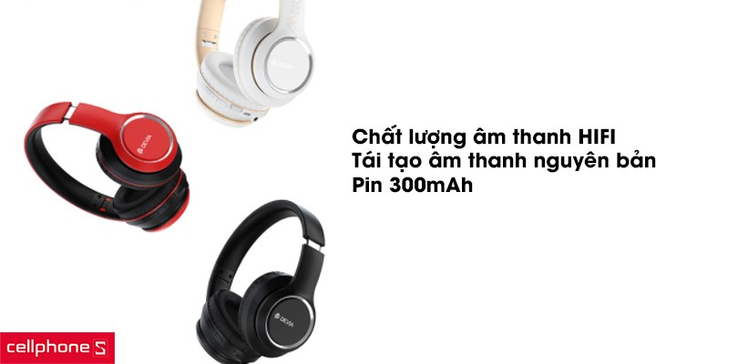 Tai nghe chụp tai Devia Kintone