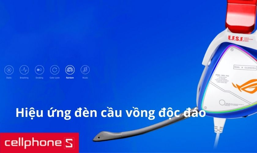 Tai nghe Gaming Asus Rog Delta Gundam LTD