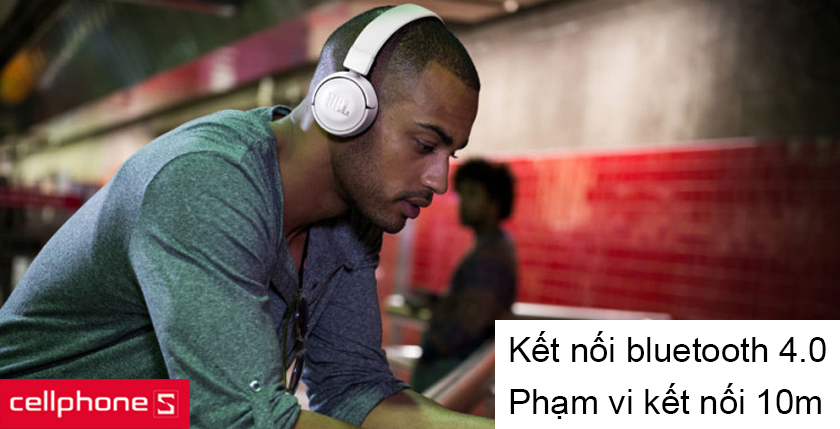 Kết nối không dây với bluetooth 4.0 linh hoạt, phạm vi kết nối đến 10 mét