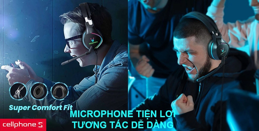 Kết nối Microphone tiện lợi, tương tác dễ dàng