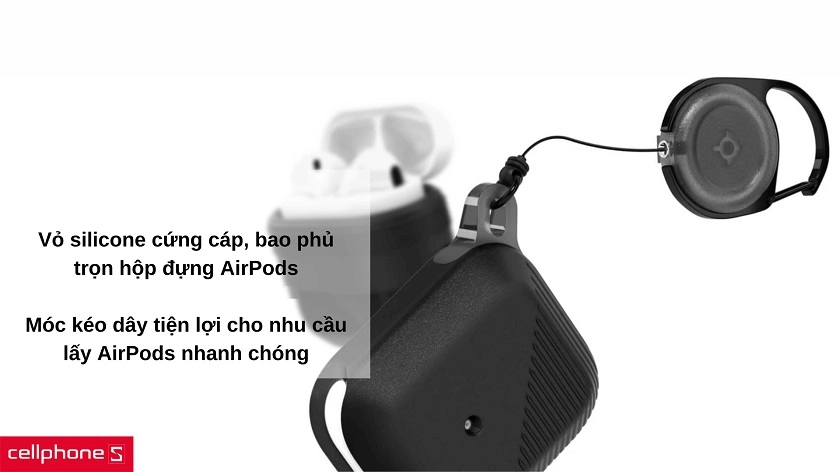 Ốp Airpods 1/2 Raptic Radius Case