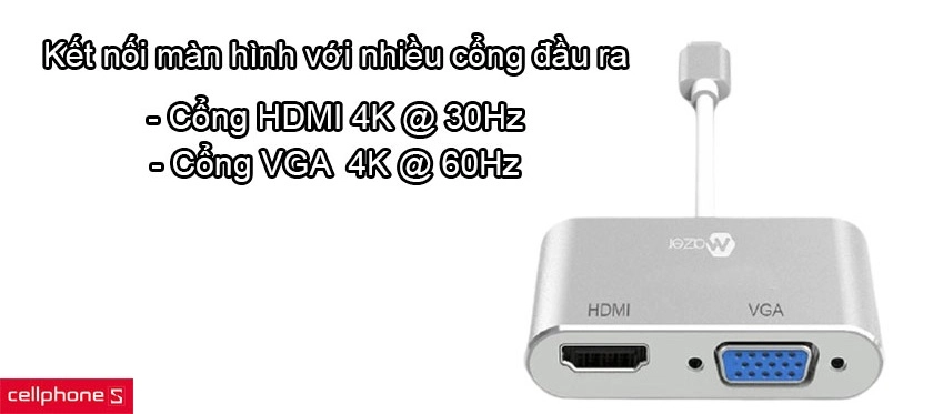 Tích hợp đa dạng các cổng giao tiếp cho việc kết nối thêm tiện lợi