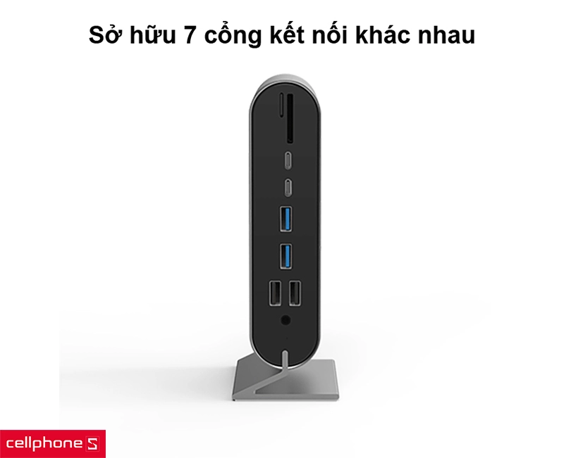Hub chuyển đổi Feeltek Docking Station Type-C 16 in 1