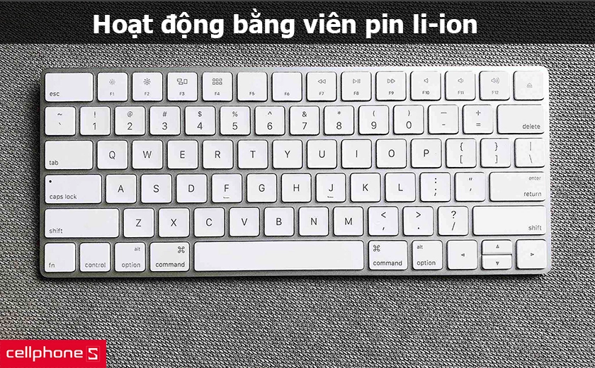 hoạt động bằng viên pin li-ion